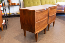 Load image into Gallery viewer, Restored Gibbard Walnut Bedside Table Pair
