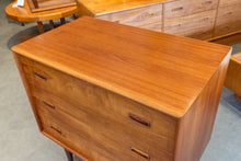 Load image into Gallery viewer, On Hold - Vintage Teak Three Drawer Dresser
