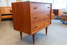 Load image into Gallery viewer, On Hold - Vintage Teak Three Drawer Dresser
