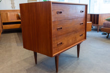 Load image into Gallery viewer, On Hold - Vintage Teak Three Drawer Dresser
