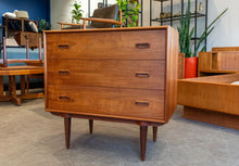 Load image into Gallery viewer, On Hold - Vintage Teak Three Drawer Dresser
