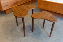 Load image into Gallery viewer, Vintage Organic Shaped Teak Nesting Tables
