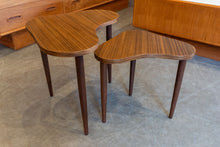 Load image into Gallery viewer, Vintage Organic Shaped Teak Nesting Tables
