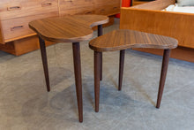 Load image into Gallery viewer, Vintage Organic Shaped Teak Nesting Tables
