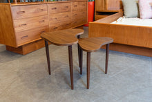 Load image into Gallery viewer, Vintage Organic Shaped Teak Nesting Tables

