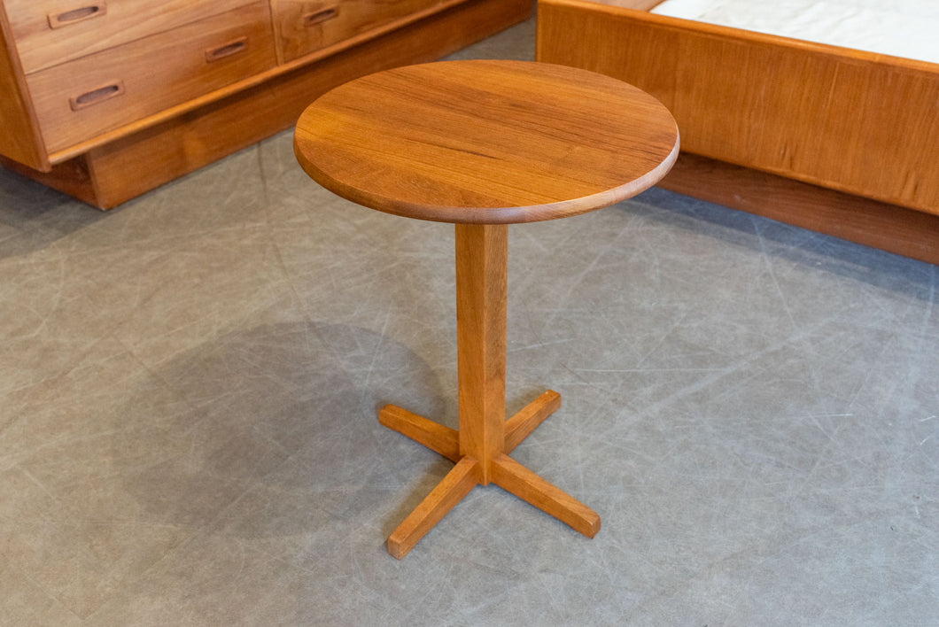 Vintage Solid Teak Side Table
