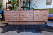 Load image into Gallery viewer, Vintage Teak Canadian Nine Drawer Dresser
