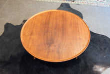 Load image into Gallery viewer, Vintage Round Teak Coffee Table
