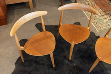Load image into Gallery viewer, Hans Wegner For Fritz Hansen FH4103 &quot;Heart&quot; chairs
