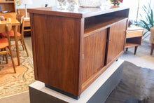 Load image into Gallery viewer, Walnut Sliding Door Credenza

