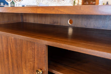 Load image into Gallery viewer, Walnut Sliding Door Credenza
