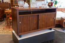 Load image into Gallery viewer, Walnut Sliding Door Credenza
