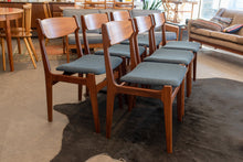 Load image into Gallery viewer, Restored Vintage Teak and Afromosia Dining Chairs - Set of Six
