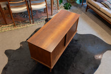 Load image into Gallery viewer, Restored Vintage Walnut Record Cabinet
