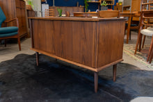 Load image into Gallery viewer, Restored Vintage Walnut Record Cabinet
