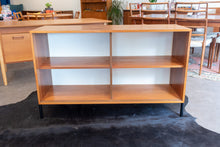 Load image into Gallery viewer, Refinished Vintage Teak Display Cabinet / Book Shelf
