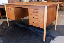 Load image into Gallery viewer, Vintage Refinished Teak Desk
