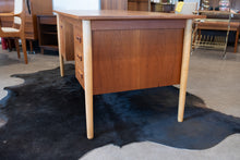Load image into Gallery viewer, Vintage Refinished Teak Desk
