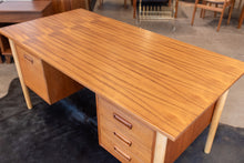 Load image into Gallery viewer, Vintage Refinished Teak Desk
