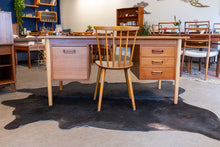 Load image into Gallery viewer, Vintage Refinished Teak Desk
