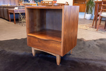 Load image into Gallery viewer, Vintage Kaufman Walnut Bedside Table with Drawer
