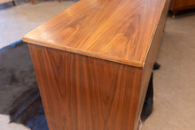 Load image into Gallery viewer, Restored Vintage Walnut Nine Drawer Dresser
