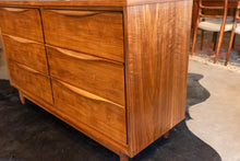 Load image into Gallery viewer, Restored Vintage Teak Six Drawer Dresser
