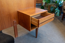 Load image into Gallery viewer, On hold - Refreshed Vintage Teak Queen Headboard with Night Stands
