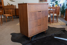 Load image into Gallery viewer, Refinished Vintage Kroehler Walnut Tallboy Dresser
