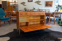 Load image into Gallery viewer, Vintage Teak Cabinet on Custom Base
