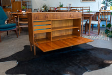 Load image into Gallery viewer, Vintage Teak Cabinet on Custom Base
