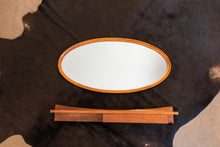 Load image into Gallery viewer, Vintage Delicraft Walnut Mirror and Wall Shelf/drawer.
