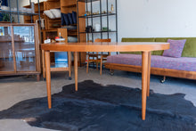 Load image into Gallery viewer, Vintage Teak Dining table with two leaves by Skovmand and Andersen
