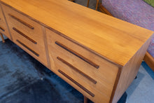 Load image into Gallery viewer, Vintage Teak RS Associates Nine Drawer Dresser
