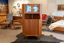 Load image into Gallery viewer, Restored Vintage Teak Corner Cabinet
