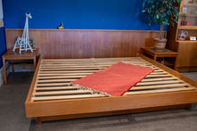 Load image into Gallery viewer, Vintage Teak King Platform Bed
