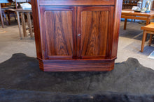 Load image into Gallery viewer, Vintage Danish Rosewood Corner Cabinet
