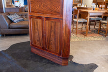 Load image into Gallery viewer, Vintage Danish Rosewood Corner Cabinet
