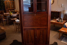 Load image into Gallery viewer, Vintage Danish Rosewood Corner Cabinet
