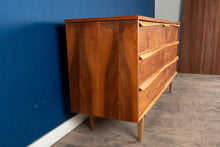 Load image into Gallery viewer, Vintage Seven Drawer Walnut Dresser by Vicart
