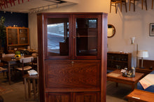 Load image into Gallery viewer, Vintage Danish Rosewood Corner Cabinet
