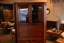 Load image into Gallery viewer, Vintage Danish Rosewood Corner Cabinet
