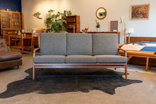 Load image into Gallery viewer, Vintage Solid Afromosia Three Seater Sofa
