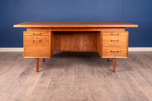Load image into Gallery viewer, Restored Vintage RS Associates Walnut Executive Desk

