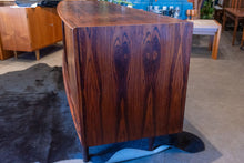 Load image into Gallery viewer, Vintage Bow Front Arne Vodder Brazillian Rosewood Credenza for H.P. Hansen
