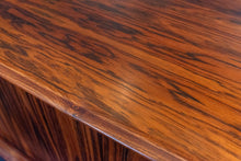 Load image into Gallery viewer, Vintage Bow Front Arne Vodder Brazillian Rosewood Credenza for H.P. Hansen
