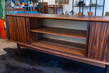 Load image into Gallery viewer, Vintage Bow Front Arne Vodder Brazillian Rosewood Credenza for H.P. Hansen
