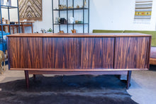 Load image into Gallery viewer, Vintage Bow Front Arne Vodder Brazillian Rosewood Credenza for H.P. Hansen
