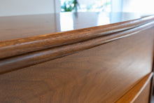 Load image into Gallery viewer, Vintage Walnut Tallboy Dresser
