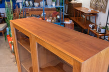 Load image into Gallery viewer, Vintage Danish Teak Curio Cabinet by Brouer Mobelfabrik on Custom Base

